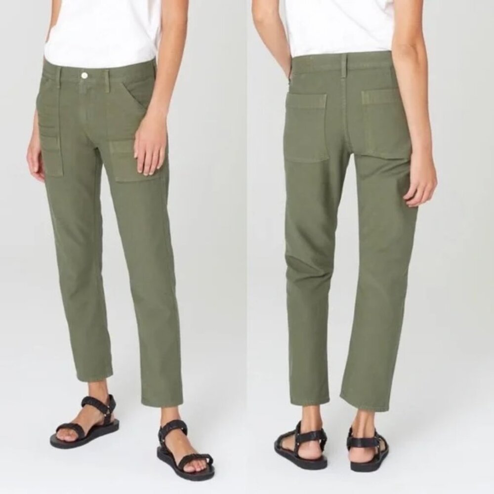 Citizens of Humanity Leah Cargo Pants in Fatigue Green